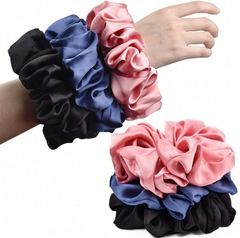 French satin scrunchie