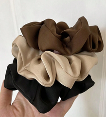 French satin scrunchie