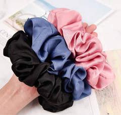 French satin scrunchie